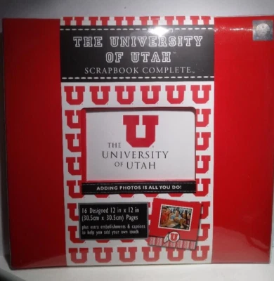 The University of Utah - Álbum de recortes completo - 12x12 - ¡NUEVO! Foto 1 de 4