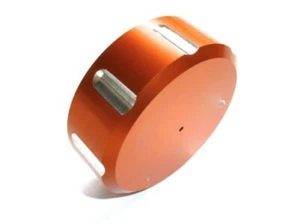 KTM RC 250 2015 REAR BRAKE FLUID MASTER CYLINDER SCREW TOP LID CAP ORANGE B14K - Picture 1 of 7