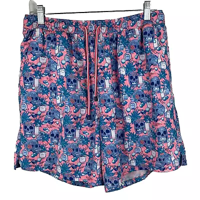 Pantalones Cortos Peter Millar Colección Mar Forrados Bañador Para Hombre Grandes Rosa Calaveras Foto 1 de 4