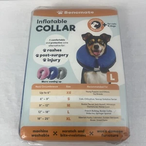 BENCMATE Protective Inflatable Collar For Dogs And Cats Pet Recovery Large - Picture 1 of 3