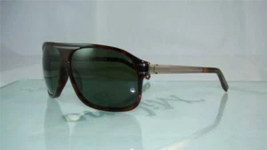 MONT BLANC MB 321 52N TORTOISE & GUNMETAL SUNGLASSES GREEN TINT SIZE 62-10-13066 - Picture 1 of 1