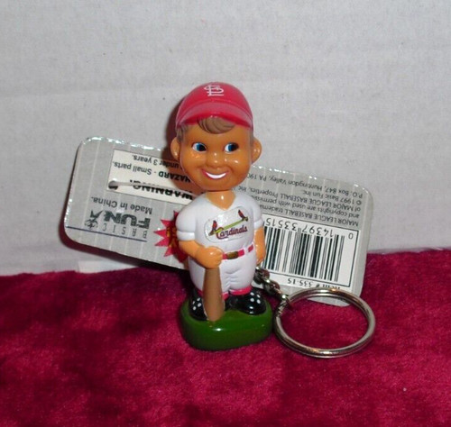 St. Louis Cardinals Bobblehead Keychain MLB Merchandise 1997 Basic Fun ...