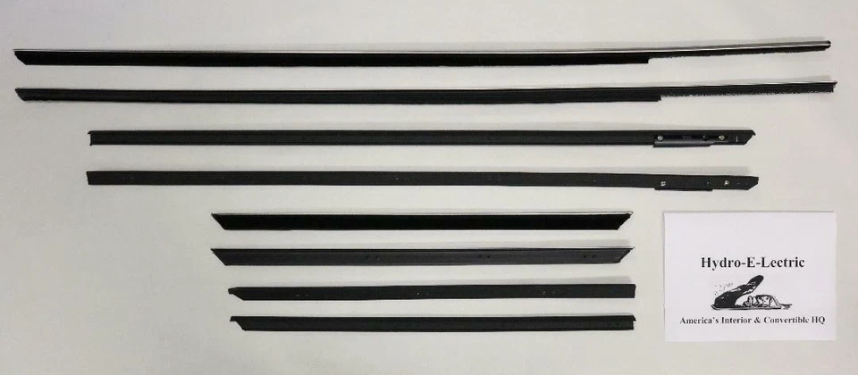 NEW 1963-1964 Cadillac 2-Door Hardtop Window Felt Beltline Set- 8 piece - Image 1 of 1