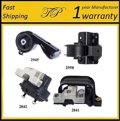 4PCS MOTOR & TRANS MOUNT FIT 2000 Plymouth Breeze 2.4L - Image 1 of 4