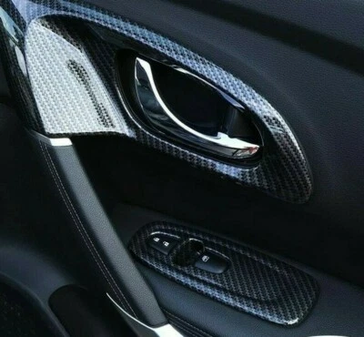 Adecuado para Renault Kadjar manija de puerta embellecedor protección marco de puerta Cover Carbon - Imagen 1 de 4