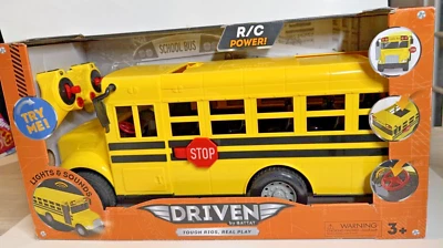 Remote Control Yellow School bus RC Driven by Battat Large 21" Long Vehicle Toy - Image 1 of 4