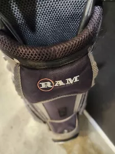 Ram 7-Way 36" Golf Club Cart Bag 7 Dividers w/ Strap Grey & Black - Picture 1 of 5