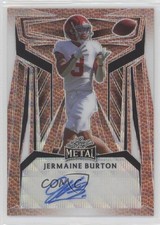 2023 Leaf Metal Pigskin Wave /5 Jermaine Burton #BA-JB1 Auto