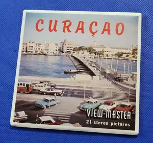 B037 Curacao & Aruba Willemstad Netherlands Antilles view-master 3 Reels Packet - Picture 1 of 4