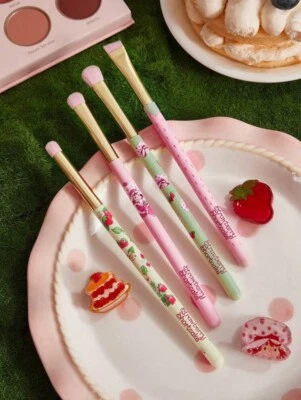 Strawberry Shortcake Makeup Brush 4pc Set  - Image 1 of 2