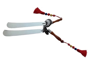 17.7" (45cm) A Pair of Sword For Dance / Korean Sword Dance GEOMMU GUMMU KOMMU - Picture 1 of 2