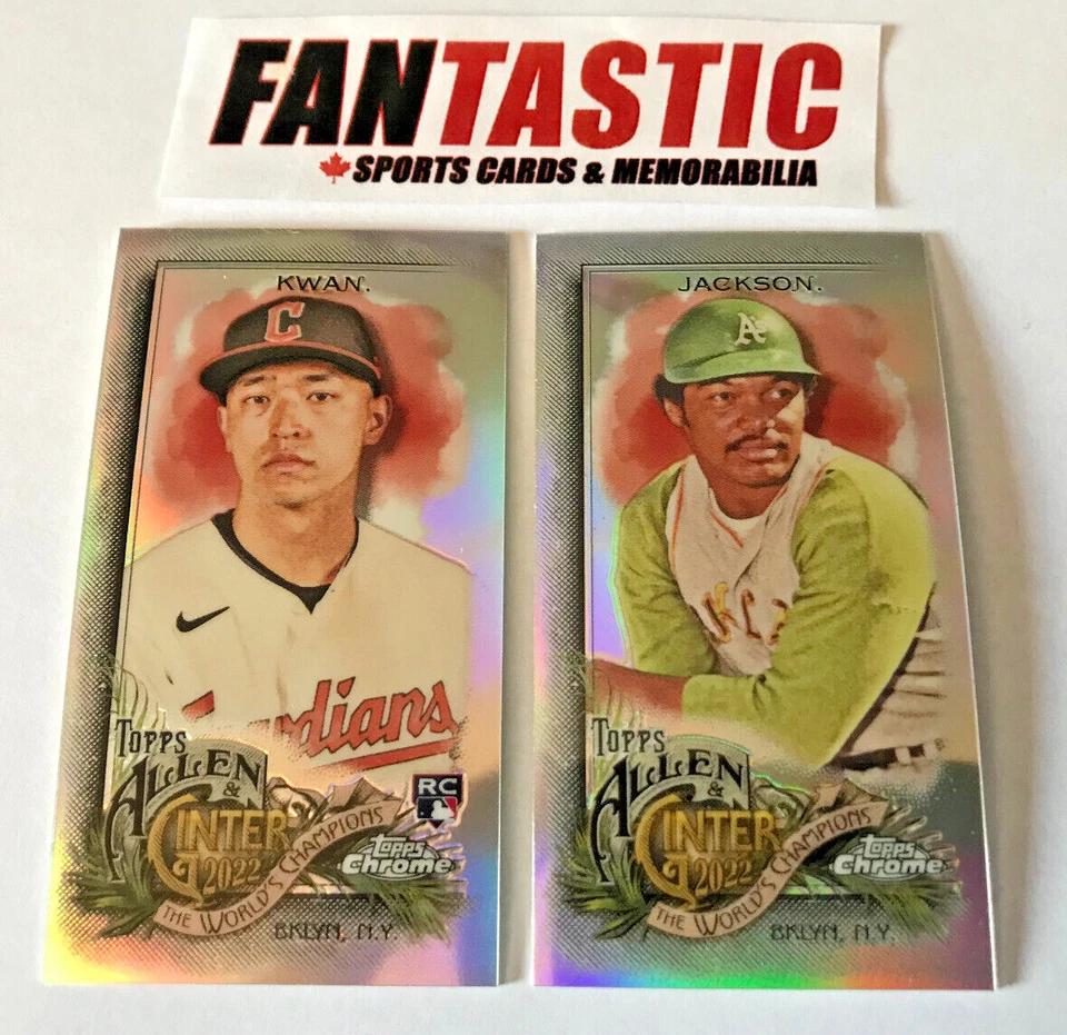 2022 Topps Allen & Ginter Chrome MINI parallel card YOU PICK - Image 1 of 2
