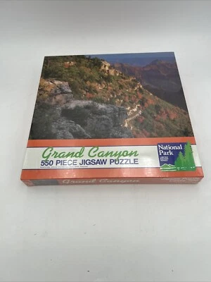 Rompecabezas de 550 piezas vintage 1987 Parque Nacional del Gran Cañón Arizona - Nuevo Foto 1 de 4