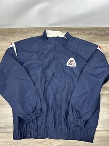 Vintage FILA Men's L Blue White Red Y2K Track Windbreaker Jacket Patch - Picture 1 of 7