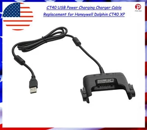 CT40 USB Power Charging Charger Cable Replacement for Honeywell Dolphin CT40 XP - Picture 1 of 10