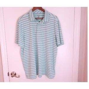 Members Mark gestreiftes Poloshirt Kurzarm Golf Freizeit Herrenbekleidung Gr. XL /#5250 - Bild 1 von 3