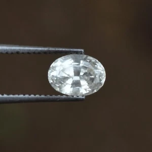 1.18 Ct Loose White Sapphire Natural Unheated VVS Clarity Sri Lankan Origin - Bild 1 von 5