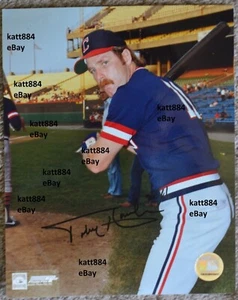 CLEVELAND INDIANER TOBY HARRAH SIGNIERTES FOTO 8 X 10 FARBE COA - Bild 1 von 2