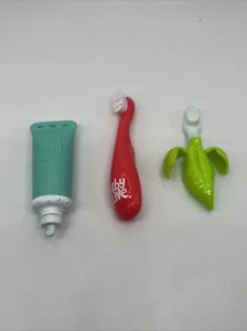 Baby Alive toothpaste and doll toothbrush Lot - Used - Picture 1 of 5