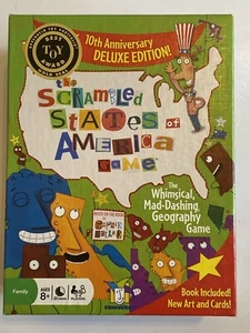 Gamewright The Scrambled States of America, Geography Game COMPLETE - Picture 1 of 2