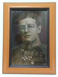 Rare Large WWI Period Framed Tile Plaque, Admiral David Beatty by J. H. Barratt - Picture 1 of 6