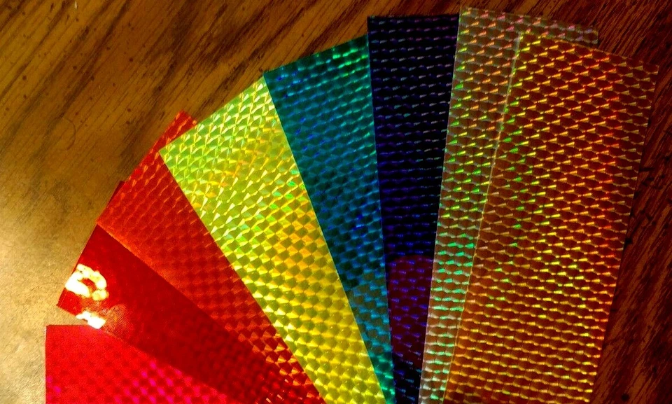 WTP 2" x 6" PRISM Water proof lure tape 3 pieces