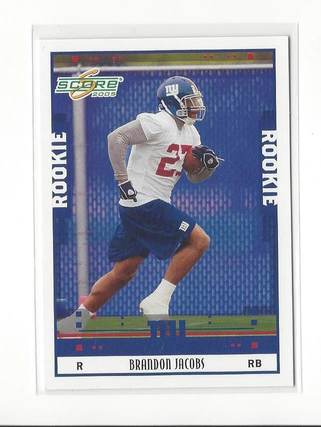 2005 Score #379 Brandon Jacobs RC Rookie Giants - Image 1 of 1