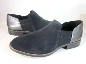 CLARKS WOMEN'S CAMZIN STEP CASUAL LOAFERS,BLACK COMBI, US SIZE 11 WIDE - Picture 1 of 7