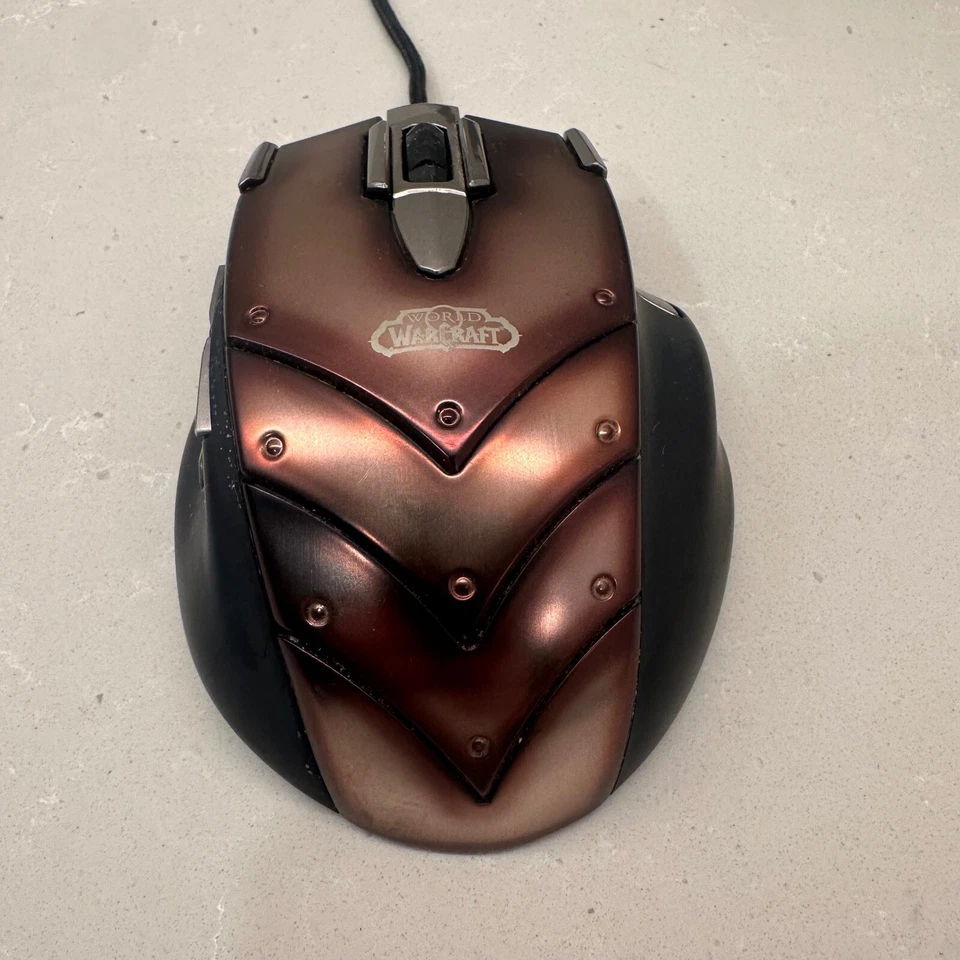World of Warcraft Cataclysm Gaming Mouse SteelSeries MMO Wired USB 62100 Tested - Image 1 of 4