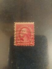 very rare 2cent George Washington postage stamp. red/carmine.Excellent condition