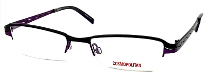 COSMOPOLITAN «KISS» NOS черный/фиолетовый матовый половина ободка очки ОПРАВА 48-17-135 - Изображение 1 из 4