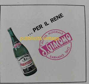 Pubblicità Acqua MINERALE  S. GIACOMO Sarnano,  Macerata. Fonte e Sorgente TERME - Foto 1 di 2