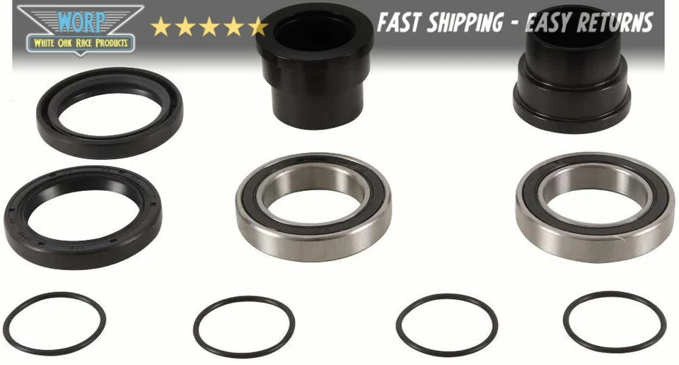 PIVOT WORKS WATER TIGHT FRONT WHEEL AXLE COLLAR SPACER KIT 14-18 HUSABERG KTM - Image 1 of 1