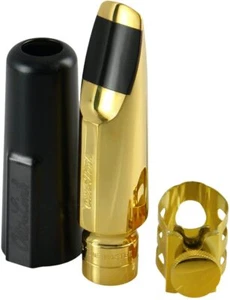 Otto Link Boquilla de saxo tenor chapada en oro - Imagen 1 de 16