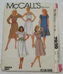Vestido McCall's 7939 patrón de costura Misses talla 6 nuevo vintage - Imagen 1 de 4