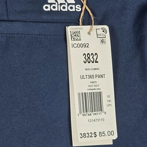 Adidas Ultimate 365 Mens Tapered Golf Pants Navy Blue Sz 40x32 NWT IC0092 F/S - Picture 1 of 20