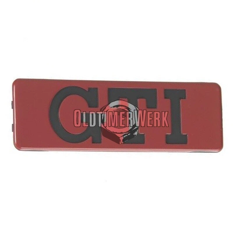 Schriftzug "GTI" seitlich auf Zierleiste, Golf 2, OE Ref. 191853714 QN5 - Bild 1 von 1