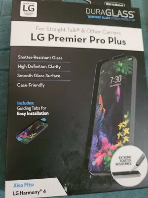 LG HARMONY 4, PREMIER PRO PLUS L455DL TEMPERED GLASS SCREEN PROTECTOR DuraGlass - Image 1 of 4