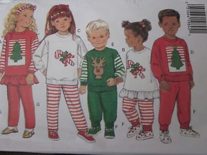 3577 Butterick COSTURA Patrón Niños Pullover Top Pantalones Dima DE COLECCIÓN FUERA DE IMPRENTA - Imagen 1 de 1