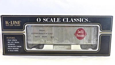K-Line O Gauge 3-Rail K762-8011 Swift's Premium Wood Reefer New Old Stock - Image 1 of 4