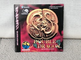 Neo Geo CD Software Model Double Dragon Technos Japan