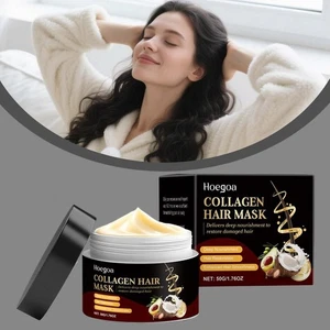 Kollagen Haarmaske Verbesserte Haarglattheit Nährliche NEU Haarmaske K7A1 - Picture 1 of 18