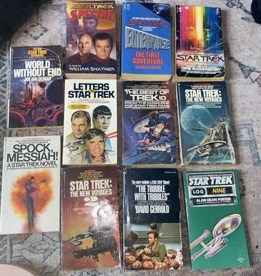 Vintage star trek sci-fi book lot - Image 1 of 4
