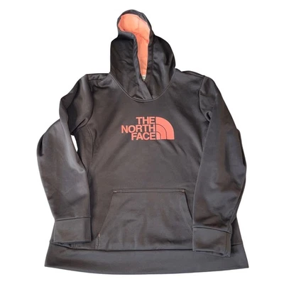 Sudadera con capucha para mujer The North Face forrada de lana rosa logotipo carbón XL Foto 1 de 4