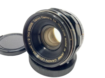 Lente CLA`d [Casi COMO NUEVA] Canon 35 mm f/2 MF LTM L39 Leica montaje con tornillo de JAPÓN Foto 1 de 4