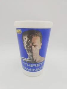 Terminator 2 - Tazas - Metro T2 Plástico 32oz Arnold Thirst 1991 De Colección Usado en Excelente Condición - Imagen 1 de 5