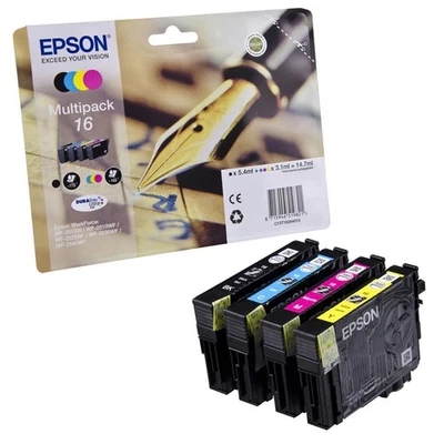 Original Epson Druckerpatronen T-16 Multipack WorkForce WF 2010W 2510WF - Bild 1 von 3