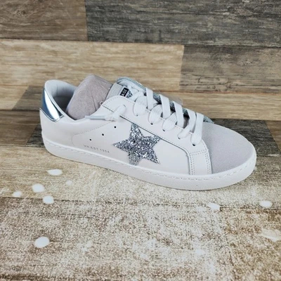 Vintage Havana Carla Womens Shoes Sz 8 Athletic White Gray Lace-Up Sneakers - Image 1 of 4