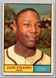 1961 TOPPS BASEBALL JUAN PIZARRO CHICAGO WHITE SOX #227 - Picture 1 of 2