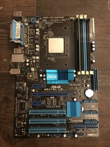 Asus M5 A7BL LE, USB 3, AM3+ AMD FX8320, DDR3 1600mhz 8Gb - Bild 1 von 3